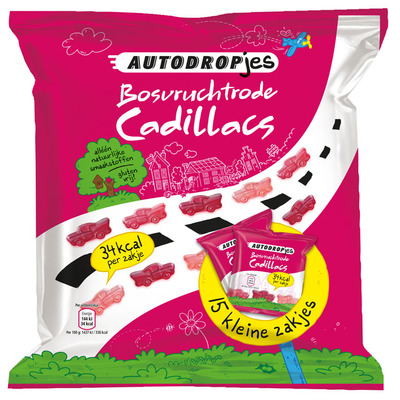 Autodrop Cadillacs uitdeelzak