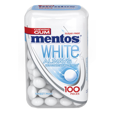 Mentos Gum White always sweetmint