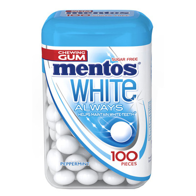 Mentos Gum White always peppermint
