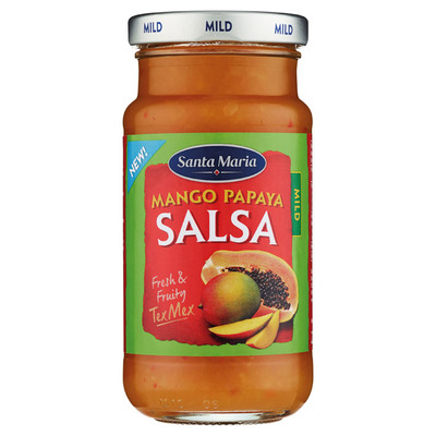 Santa Maria Mango papaya salsa