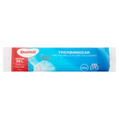 Dumil Vuilniszak trekband transparant 38L