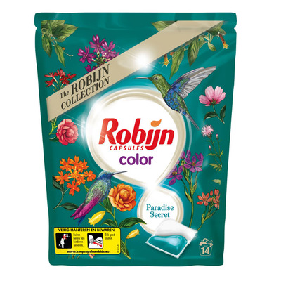 Robijn Wasmiddel capsules color paradise sec.