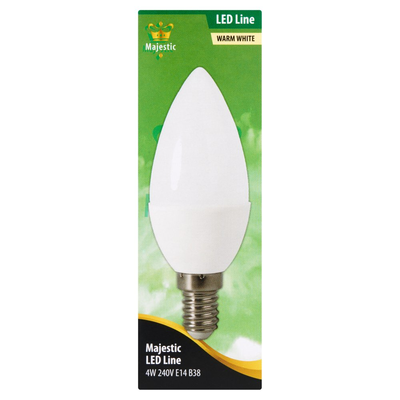 Majestic LED Line Warm White 4W E14