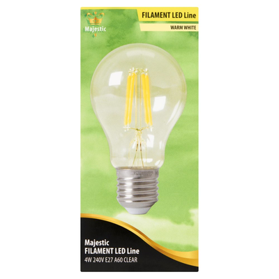 Majestic Filament LED Line Warm White 4W E27