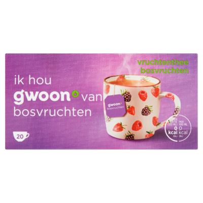 Huismerk Thee Bosvruchten 20 x 2 g
