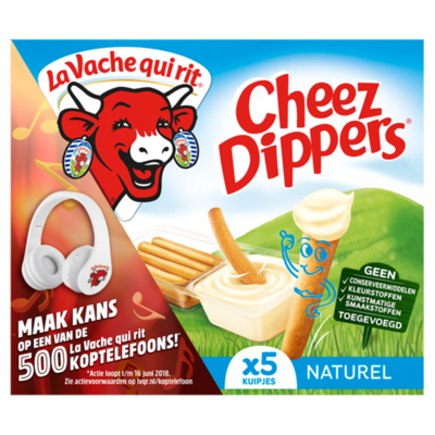 La Vache qui rit Cheez Dippers Naturel 5 x 35 g