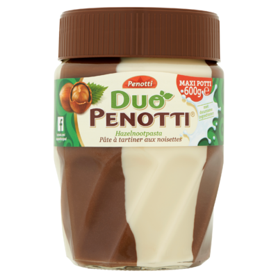 Penotti Duo Penotti Hazelnootpasta Maxi Potti 600 g