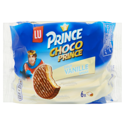 LU Prince Biscuit Choco Prince Vanille 6 Koekjes 170 g