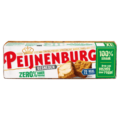 Peijnenburg Zero Ontbijtkoek Gesneden XL 475 g