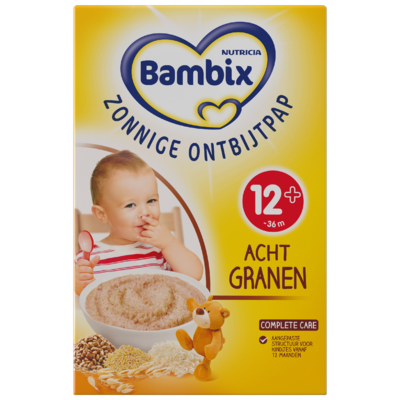 Bambix pap zonnige ontbijtpap 12+ granen vanille
