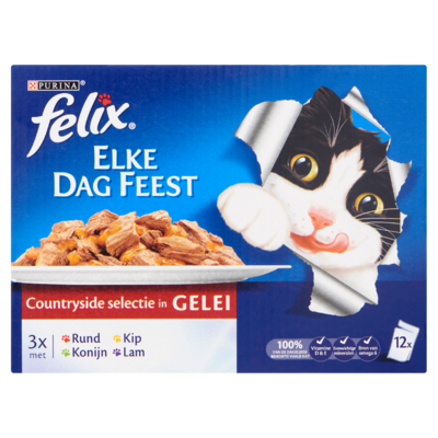 Felix Elke Dag Feest Countryside Selectie in Gelei 12 x 100 g