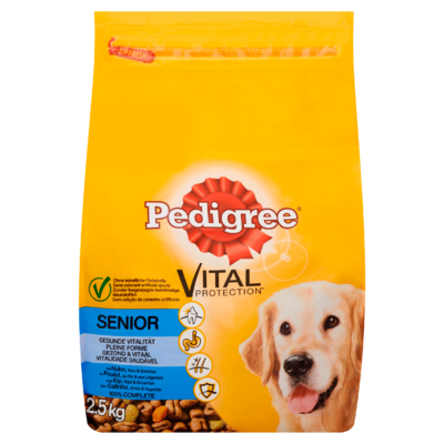 Pedigree Vital Protection Senior met Kip, Rijst & Groenten 2,5 kg