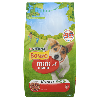 Bonzo Vitafit Mini Menu met Rund 1,5 kg