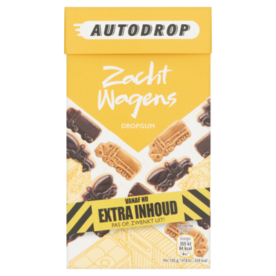 Autodrop Zacht Wagens Dropgum 235 g