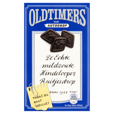 Autodrop Oldtimers Mildzoute Hindelooper Ruitjesdrop 235 g