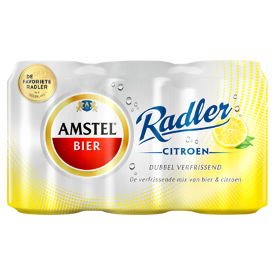 Amstel Radler Bier Citroen Blik 6 x 33 cl