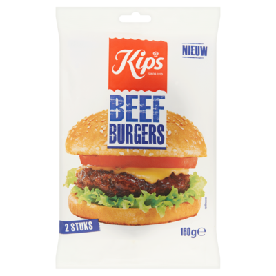 Kips Beefburgers 2 Stuks 160 g