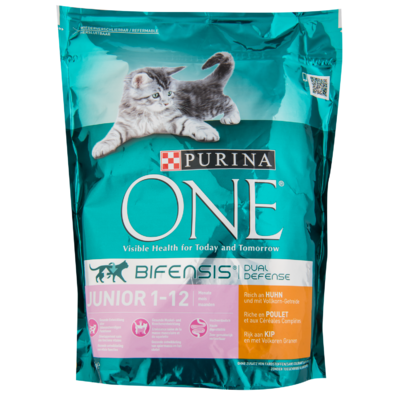 Purina One Kattenvoer junior kip & volkoren granen
