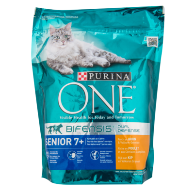 Purina One Katenvoer senior kip & volkoren granen