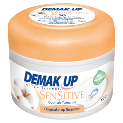 Demak'Up Sensitive Oogmake-up Reiniger Ultrazacht 30 Stuks