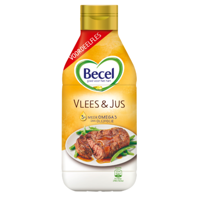 Becel Vlees & Jus Vloeibaar voor Bakken & Braden 750 ml
