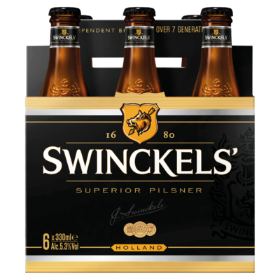 Swinckels' Superior Pilsener Fles Bier 6 x 33 cl
