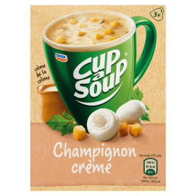 Cup-A-Soup Champignon Crème 3 x 17 g