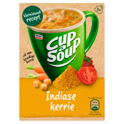 Cup-a-Soup Indiase Kerrie 3 x 17 g