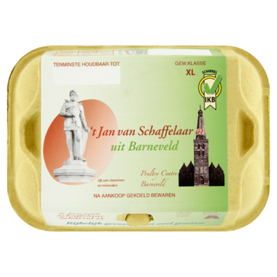 Jan van Schaffelaar Scharrel Ei XL 6 Stuks