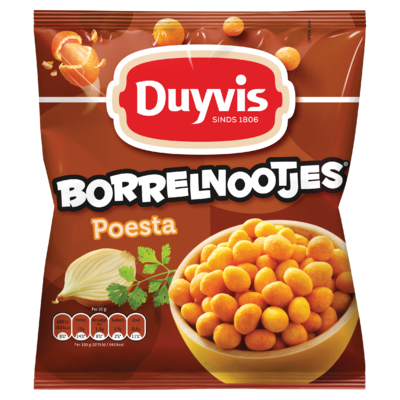 Duyvis Borrelnootjes Pinda's Poesta 300g