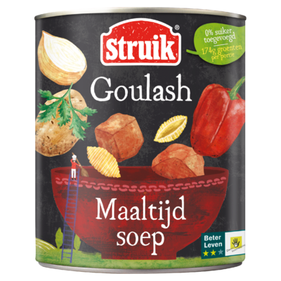Struik Goulash Maaltijdsoep 810 g