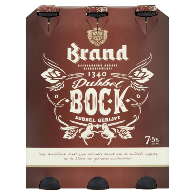 Brand Dubbelbock Bier Flessen 6 x 30 cl