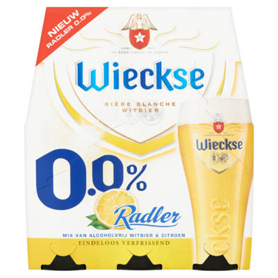 Wieckse Radler 0.0% Bier Fles 6 x 30 cl