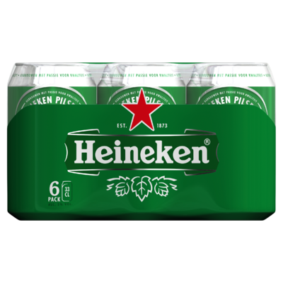 Heineken Premium Pilsener Blik 6 x 33 cl
