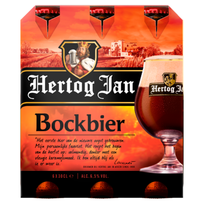 Hertog Jan Bockbier Flessen 6 x 30 cl