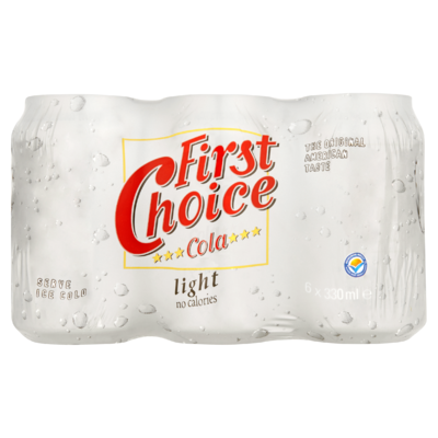 First Choice Cola Light 6 x 330 ml