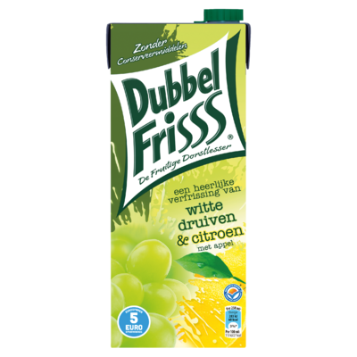 DubbelFrisss Witte Druiven & Citroen 1,5 L