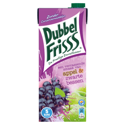 DubbelFrisss Appel & Zwarte Bessen 1,5 L