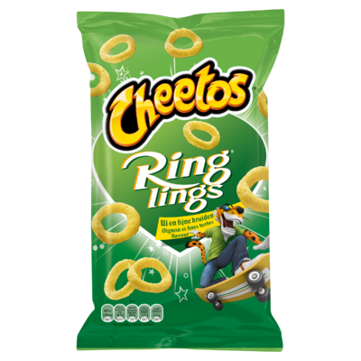 Cheetos Ringlings Maissnack Ui En Fijne Kruiden 125g