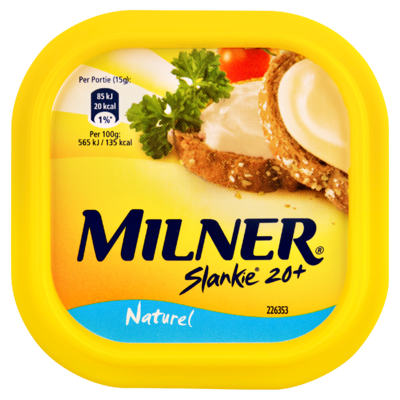 Milner Slankie Smeerkaas Naturel 20+ 150 g