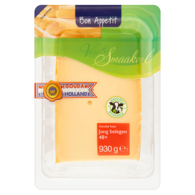 Bon Appetit Goudse Kaas Jong Belegen 48+ Stuk 930 g