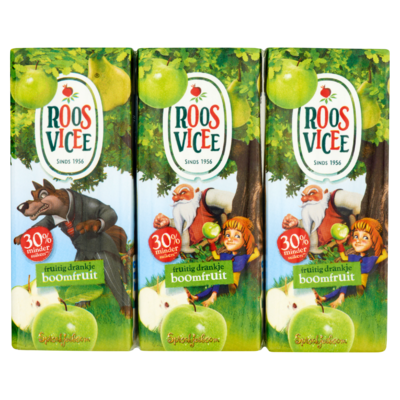 Roosvicee Fruitig Drankje Boomfruit 6 x 200 ml
