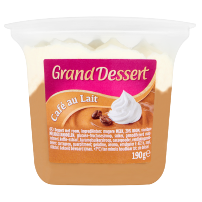 Ehrmann grand dessert café au lait