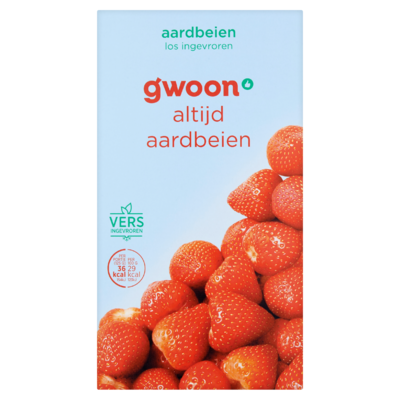 g'woon Aardbeien Diepvriesfruit 225 g