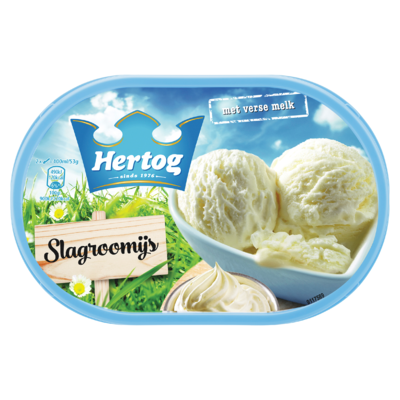 Hertog IJs Slagroom 900 ml