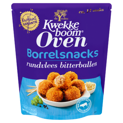 Kwekkeboom Oven Borrelsnacks Rundvlees Bitterballen 300 g
