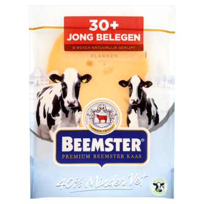 Beemster Premium Kaas Jong Belegen 30+ Plakken 0,150 kg