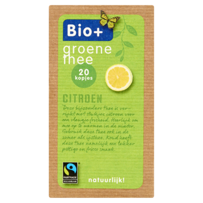 Bio+ Groene Thee 20 x 2 g