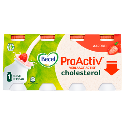 Becel ProActiv Aardbei 8 x 100 g