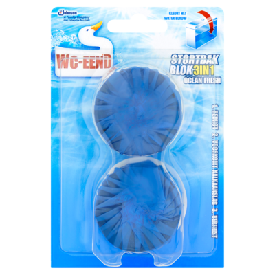WC-Eend Stortbak Blok 3in1 Ocean Fresh 2 x 50 g